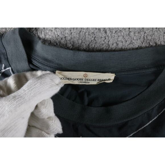 Golden Goose T Shirt Womens Small Gray Body Measurement GGDB 2015 Italy - Picture 3 of 7